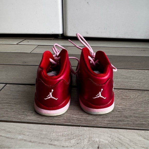 Air Jordan Kids 5 Retro TD’Valentines Day’ | Size 8C | Good Condition - Picture 6 of 8